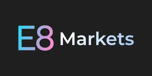 Logo E8 Markets con promociones